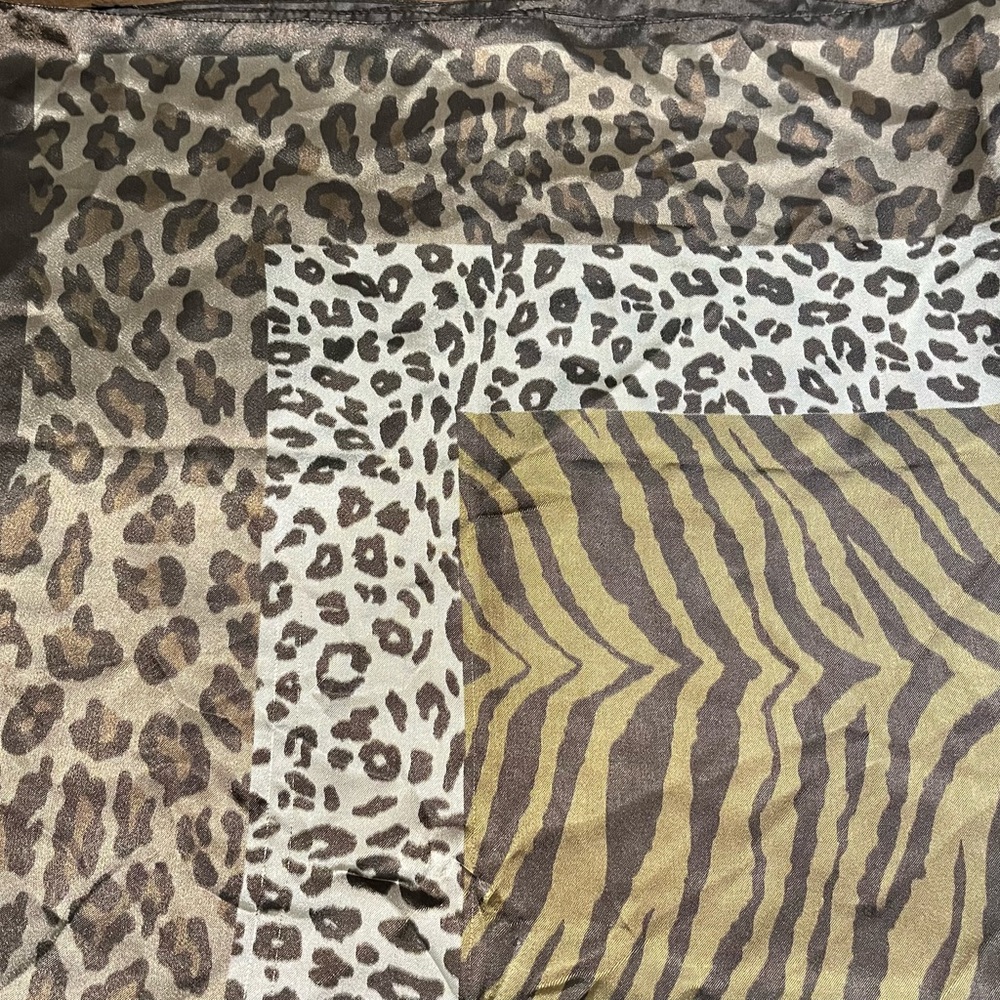 Leopard and Zebra Print Scarf